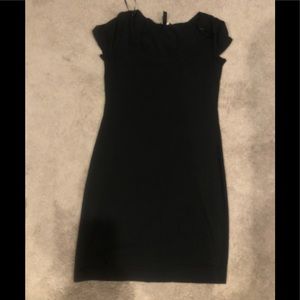 Black H&M short sleeve jersey dress